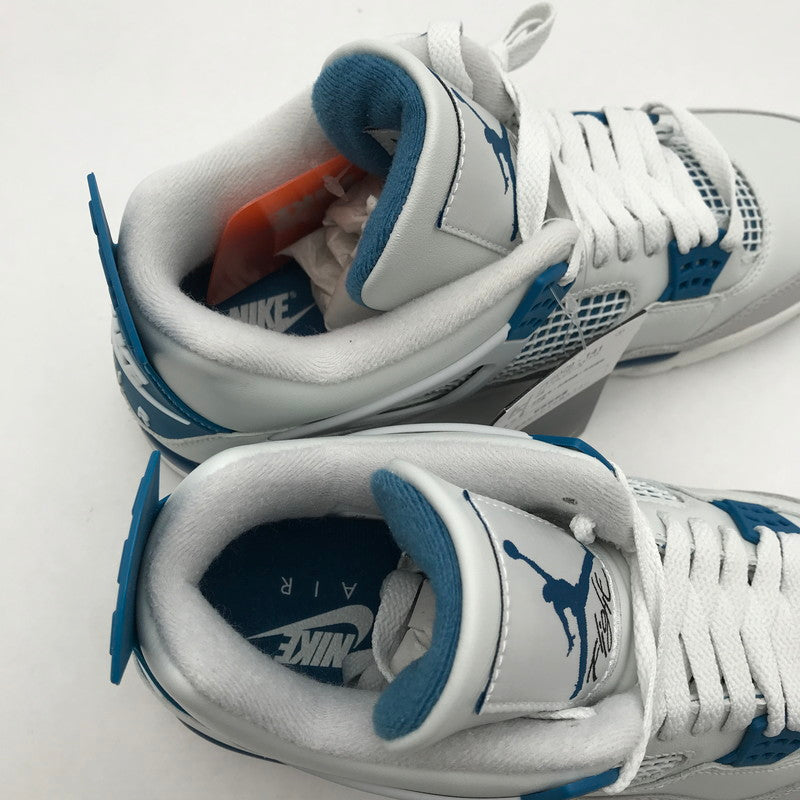 【中古美品】【メンズ】 NIKE ナイキ AIR JORDAN 4 RETRO エアジョーダン4 レトロ "INDUSTRIAL BLUE" カラー グレー/ブルー SIZE:27.5cm スニーカー 靴FV5029-141 160-260626-ky-94-fuzh 万代Net店
