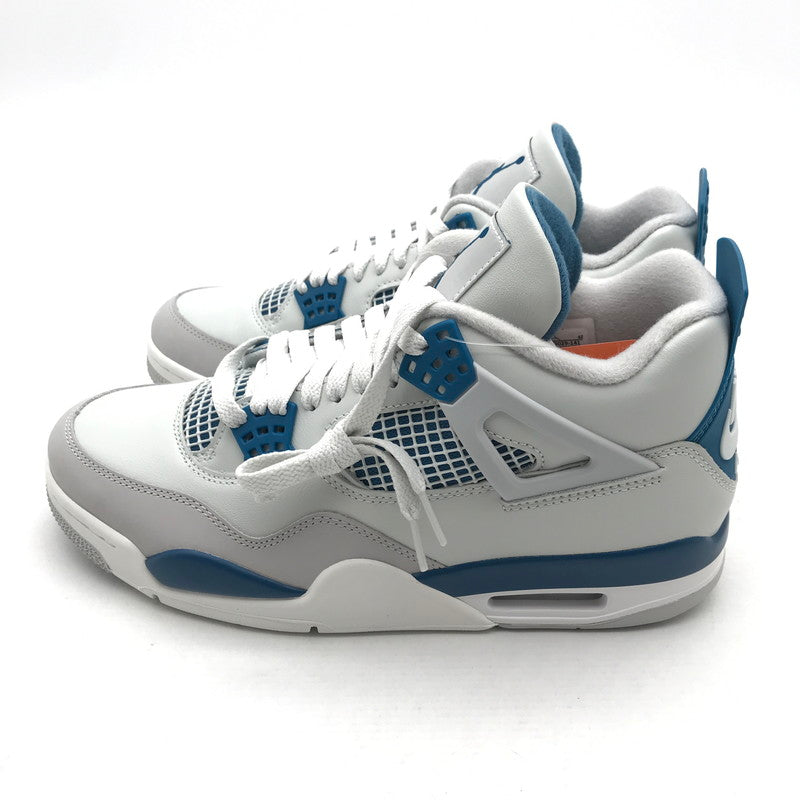 【中古美品】【メンズ】 NIKE ナイキ AIR JORDAN 4 RETRO エアジョーダン4 レトロ "INDUSTRIAL BLUE" カラー グレー/ブルー SIZE:27.5cm スニーカー 靴FV5029-141 160-260626-ky-94-fuzh 万代Net店