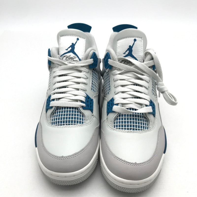 【中古美品】【メンズ】 NIKE ナイキ AIR JORDAN 4 RETRO エアジョーダン4 レトロ "INDUSTRIAL BLUE" カラー グレー/ブルー SIZE:27.5cm スニーカー 靴FV5029-141 160-260626-ky-94-fuzh 万代Net店