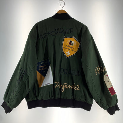 【中古品】【メンズ】 HUF ハフ STRATFORD TOUR JACKET ストライトフォード ツアー ジャケット フライトジャケット アウター 古着 142-260729-mh-21-fuzh サイズ：XL カラー：グリーン 万代Net店