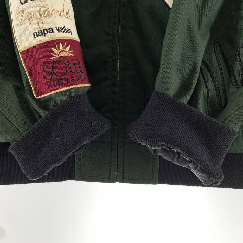 【中古品】【メンズ】 HUF ハフ STRATFORD TOUR JACKET ストライトフォード ツアー ジャケット フライトジャケット アウター 古着 142-260729-mh-21-fuzh サイズ：XL カラー：グリーン 万代Net店