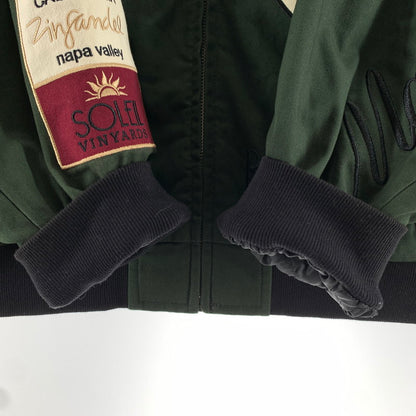 【中古品】【メンズ】 HUF ハフ STRATFORD TOUR JACKET ストライトフォード ツアー ジャケット フライトジャケット アウター 古着 142-260729-mh-21-fuzh サイズ：XL カラー：グリーン 万代Net店