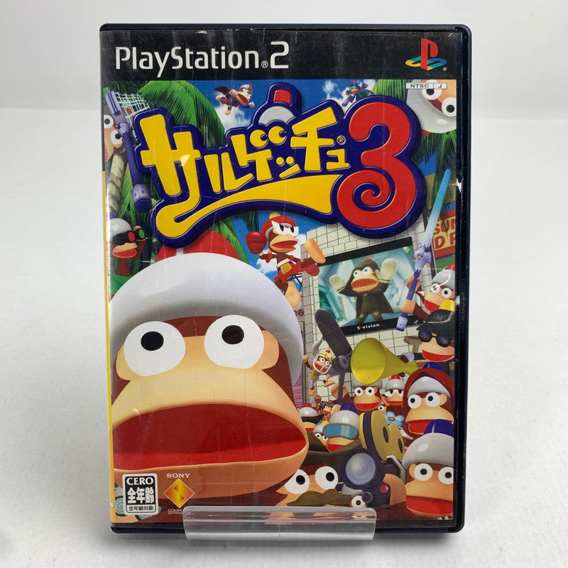 【中古品】 PS2 サルゲッチュ3 プレステ2 レトロゲーム 動作確認済 ※表紙・取説傷み [CERO区分_A / 全年齢対象商品] 023-260718-io-40-fuzh 万代Net店