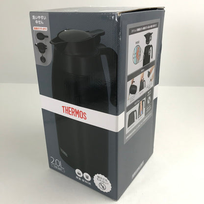 【未使用品】 THERMOS サーモス ステンレスポット 2.0L TTB-2001 卓上用魔法瓶 保温・保冷OK 101-260724-MO-03-fuz 万代Net店