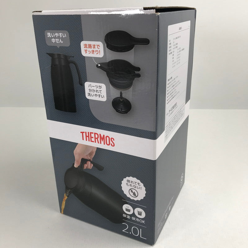 【未使用品】 THERMOS サーモス ステンレスポット 2.0L TTB-2001 卓上用魔法瓶 保温・保冷OK 101-260724-MO-03-fuz 万代Net店