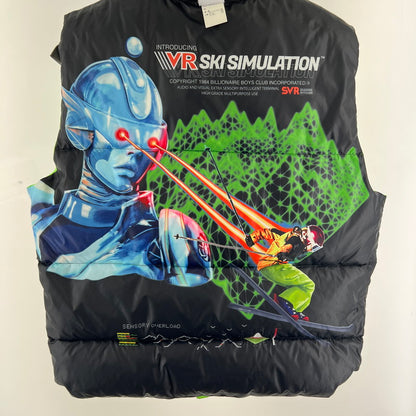 【中古品】【メンズ】 BILLIONAIRE BOYS CLUB ビリオネアボーイズクラブ REVERSIBLE DOWN VEST BB マトリックス リバーシブルダウンベストライトグリーン 142-260705-nm-05-fuzh サイズ：L カラー：蛍光/グリーン・ブラック 系 万代Net店