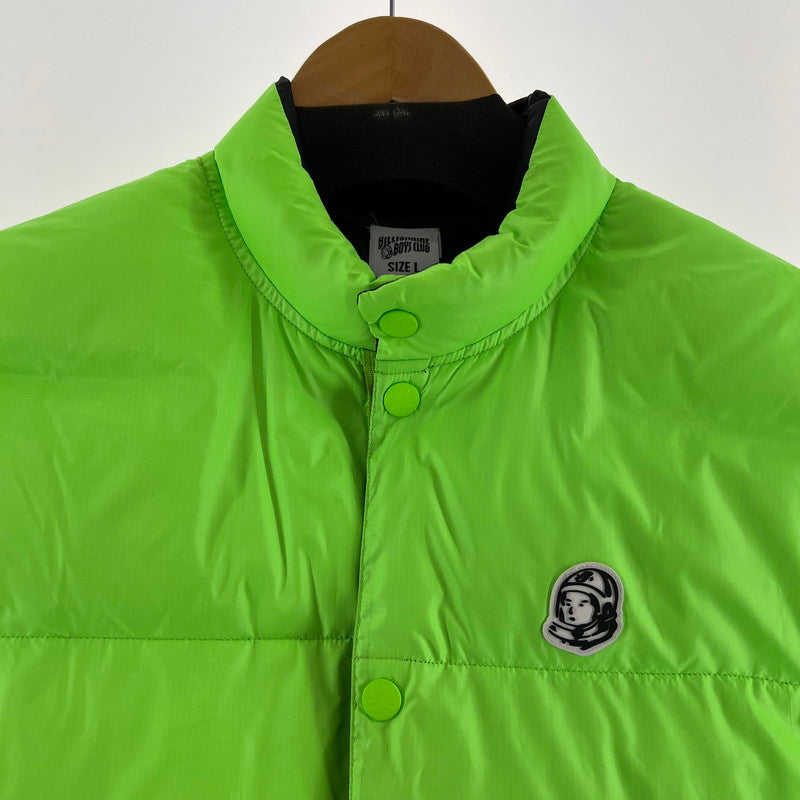 【中古品】【メンズ】 BILLIONAIRE BOYS CLUB ビリオネアボーイズクラブ REVERSIBLE DOWN VEST BB マトリックス リバーシブルダウンベストライトグリーン 142-260705-nm-05-fuzh サイズ：L カラー：蛍光/グリーン・ブラック 系 万代Net店