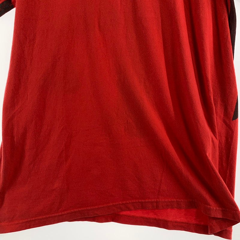 【中古品】【メンズ】 STUSSY ステューシー 半袖Tシャツ 胸元ワンポイント カットソー ブランド 古着 142-260627-gm-19-fuz サイズ：L カラー：レッド 万代Net店