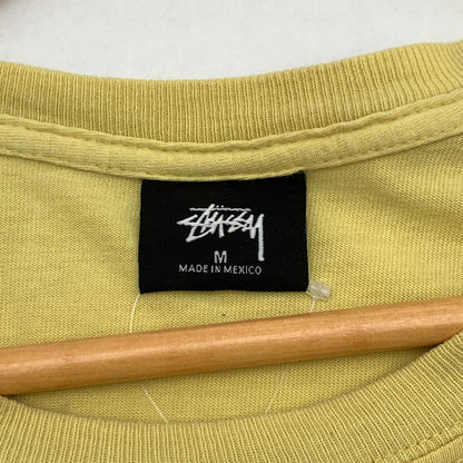 【中古品】【メンズ】 STUSSY ステューシー 半袖Tシャツ 胸元ワンポイント ホノルル カットソー ブランド 古着 142-260627-gm-17-fuz サイズ：M カラー：イエロー 万代Net店
