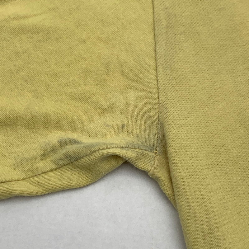 【中古品】【メンズ】 STUSSY ステューシー 半袖Tシャツ 胸元ワンポイント ホノルル カットソー ブランド 古着 142-260627-gm-17-fuz サイズ：M カラー：イエロー 万代Net店