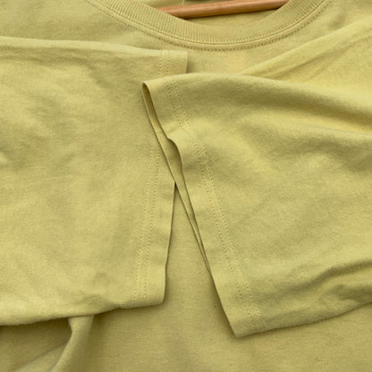 【中古品】【メンズ】 STUSSY ステューシー 半袖Tシャツ 胸元ワンポイント ホノルル カットソー ブランド 古着 142-260627-gm-17-fuz サイズ：M カラー：イエロー 万代Net店