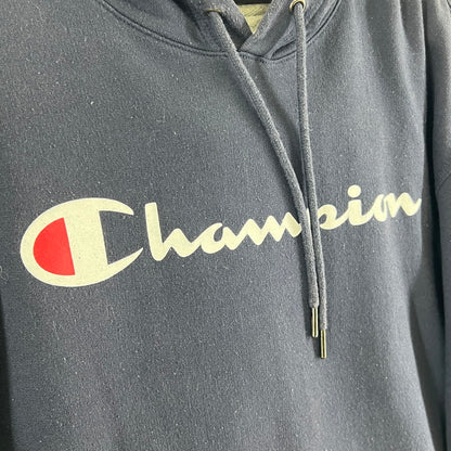 【中古品】【メンズ】 CHAMPION チャンピオン パーカー フーディー NAVY SIZE:3XL プルオーバー ※毛玉あり 142-260919-io-20-fuzh カラー：ネイビー 万代Net店