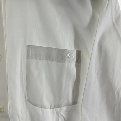 【中古品】【メンズ/レディース】 COACH (コーチ) LS SHIRT 長袖シャツ ブラウス 141-260705-nm-07-fuzh サイズ：L カラー：ホワイト 万代Net店
