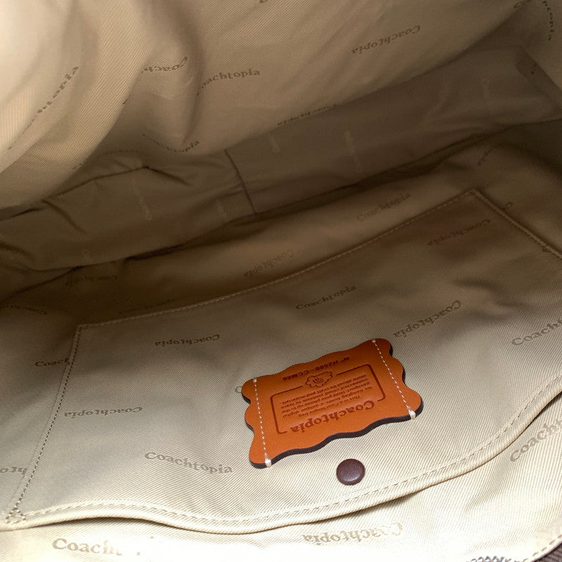 【中古品】【メンズ】 COACHTOPIA コーチトピア エゴラージ クレセント ショルダーバッグ ブランド カバン 180-260627-gm-35-fuz カラー：ブラウン 万代Net店