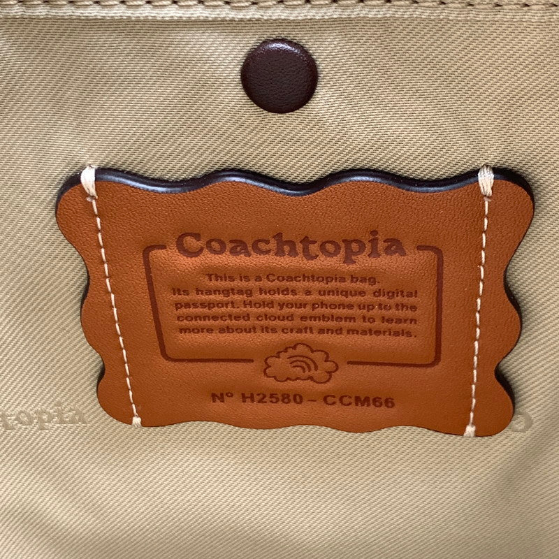 【中古品】【メンズ】 COACHTOPIA コーチトピア エゴラージ クレセント ショルダーバッグ ブランド カバン 180-260627-gm-35-fuz カラー：ブラウン 万代Net店