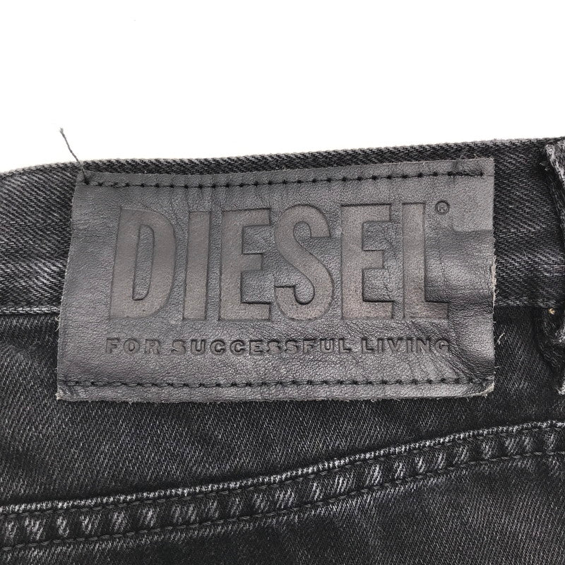 【中古品】【メンズ】 DIESEL ディーゼル D-MACS DENIM PANTS デニム パンツ ジーンズ ボトムス 古着 152-260729-mh-03-fuzh サイズ：W26 カラー：ブラック 万代Net店
