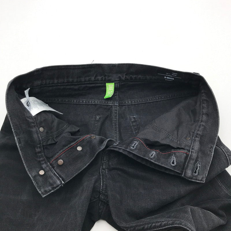 【中古品】【メンズ】 DIESEL ディーゼル D-MACS DENIM PANTS デニム パンツ ジーンズ ボトムス 古着 152-260729-mh-03-fuzh サイズ：W26 カラー：ブラック 万代Net店