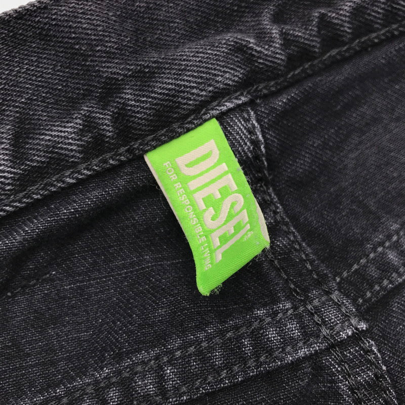 【中古品】【メンズ】 DIESEL ディーゼル D-MACS DENIM PANTS デニム パンツ ジーンズ ボトムス 古着 152-260729-mh-03-fuzh サイズ：W26 カラー：ブラック 万代Net店