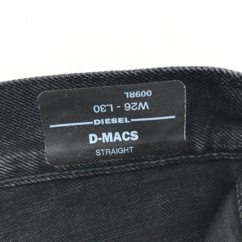 【中古品】【メンズ】 DIESEL ディーゼル D-MACS DENIM PANTS デニム パンツ ジーンズ ボトムス 古着 152-260729-mh-03-fuzh サイズ：W26 カラー：ブラック 万代Net店