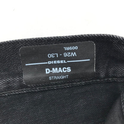 【中古品】【メンズ】 DIESEL ディーゼル D-MACS DENIM PANTS デニム パンツ ジーンズ ボトムス 古着 152-260729-mh-03-fuzh サイズ：W26 カラー：ブラック 万代Net店