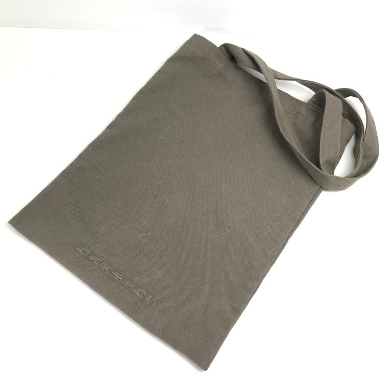 【中古品】【レディース】 RICK OWENS DRKSHDW リック・オウエンス・ダークシャドウ トートバッグ ブラウングレー バッグ ※汚れ・使用感有 カバン 188-260711-io-58-fuzh 万代Net店