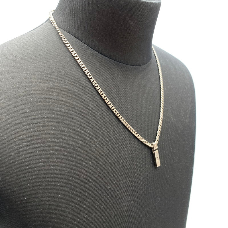 【中古品】【メンズ】 BEE MAX ネックレス カラー:シルバー 3Pストーン LEDA SILMA アクセサリー 192-260715-io-02-fuzh 万代Net店