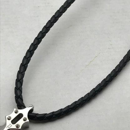 【中古品】【メンズ】 POLICE ポリス チョーカーネックレス カラー:シルバー.ブラック アクセサリー ※スレ・キズあり 193-260804-IO-02-fuzh 万代Net店