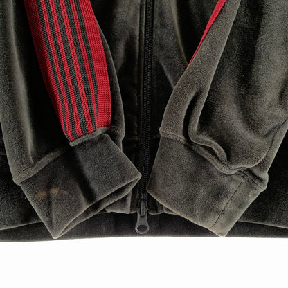 【中古品】【メンズ】 NEEDLES ニードルズ MR291 TRACK JACKET トラックジャケット CHARCOAL ベロア SIZE:M ※袖に汚れあり 140-260729-mh-25-fuzh サイズ：M カラー：チャコール 万代Net店