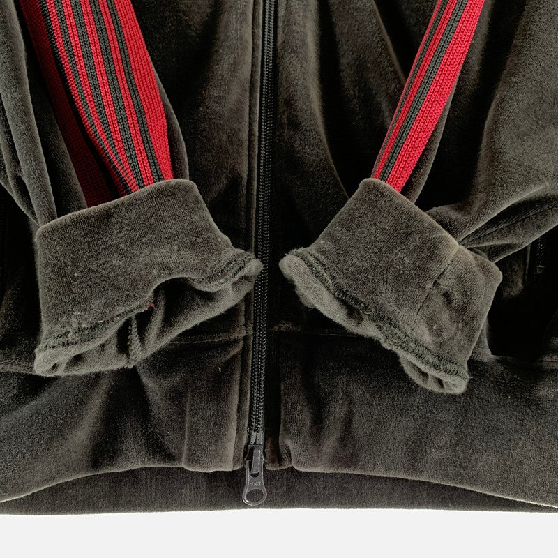 【中古品】【メンズ】 NEEDLES ニードルズ MR291 TRACK JACKET トラックジャケット CHARCOAL ベロア SIZE:M ※袖に汚れあり 140-260729-mh-25-fuzh サイズ：M カラー：チャコール 万代Net店
