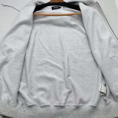 【中古品】【メンズ】 XLARGE RHINESTONE OG ZIP HOODED エクストララージ ジップ フーディー パーカー ブランド 古着 142-260628-gm-02-fuz サイズ：M カラー：ライトグレー 万代Net店