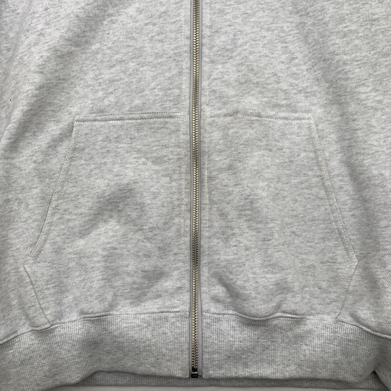 【中古品】【メンズ】 XLARGE RHINESTONE OG ZIP HOODED エクストララージ ジップ フーディー パーカー ブランド 古着 142-260628-gm-02-fuz サイズ：M カラー：ライトグレー 万代Net店