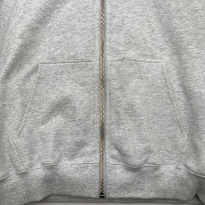【中古品】【メンズ】 XLARGE RHINESTONE OG ZIP HOODED エクストララージ ジップ フーディー パーカー ブランド 古着 142-260628-gm-02-fuz サイズ：M カラー：ライトグレー 万代Net店