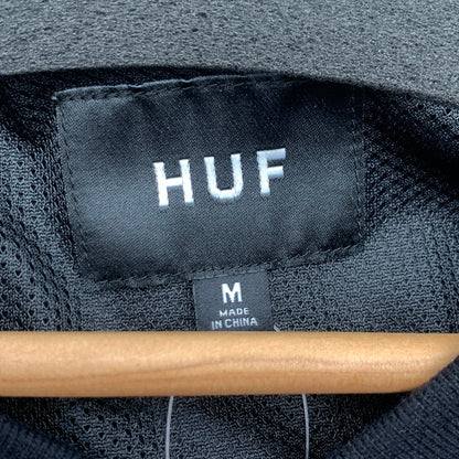 【中古品】【メンズ】 HUF VEST ハフ ナイロンベスト ジャケット ブランド 古着 142-260726-gm-13-fuzh サイズ：M カラー：ブラック 万代Net店