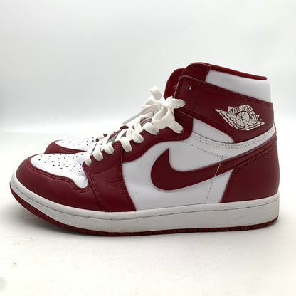 【中古品】【メンズ】 NIKE DZ5485-160 AIR JORDAN 1 RETRO HIGH OG "ARTISANAL RED" ナイキ エアジョーダン1 レトロ ハイ "アーティザナルレッド" スニーカー 160-260628-gm-20-fuz サイズ：27cm カラー：ホワイト 万代Net店