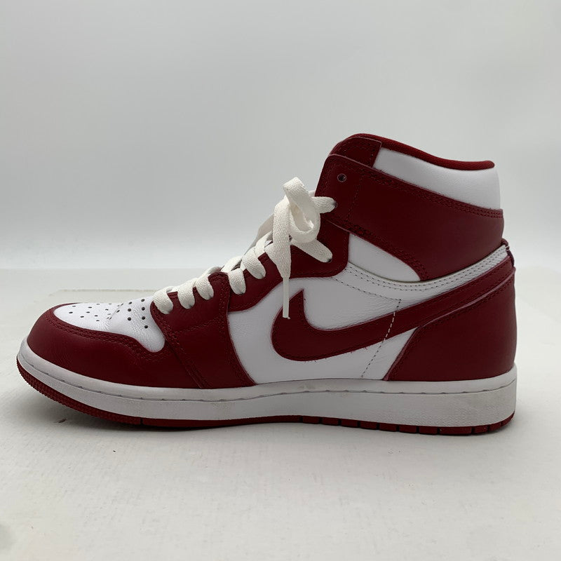 【中古品】【メンズ】 NIKE DZ5485-160 AIR JORDAN 1 RETRO HIGH OG "ARTISANAL RED" ナイキ エアジョーダン1 レトロ ハイ "アーティザナルレッド" スニーカー 160-260628-gm-20-fuz サイズ：27cm カラー：ホワイト 万代Net店