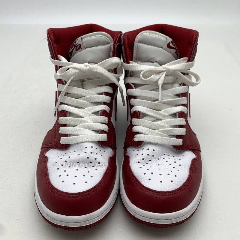 【中古品】【メンズ】 NIKE DZ5485-160 AIR JORDAN 1 RETRO HIGH OG "ARTISANAL RED" ナイキ エアジョーダン1 レトロ ハイ "アーティザナルレッド" スニーカー 160-260628-gm-20-fuz サイズ：27cm カラー：ホワイト 万代Net店