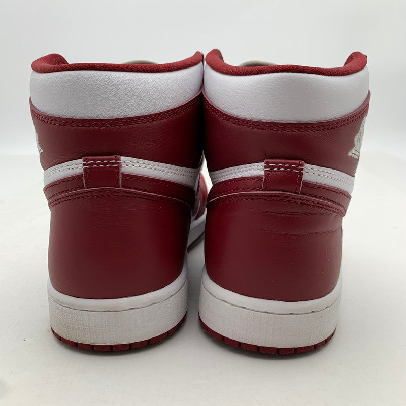 【中古品】【メンズ】 NIKE DZ5485-160 AIR JORDAN 1 RETRO HIGH OG "ARTISANAL RED" ナイキ エアジョーダン1 レトロ ハイ "アーティザナルレッド" スニーカー 160-260628-gm-20-fuz サイズ：27cm カラー：ホワイト 万代Net店