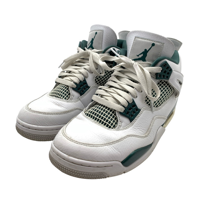【中古品】【メンズ】 NIKE FQ8138-103 AIR JORDAN ４ RETRO ”OXIDIZED GREEN” ナイキ エアジョーダン4 レトロ "オキシダイズドグリーン" スニーカー 160-260628-gm-21-fuz サイズ：27cm カラー：ホワイト グリーン 万代Net店