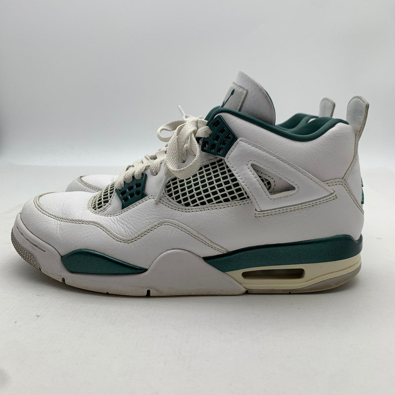 【中古品】【メンズ】 NIKE FQ8138-103 AIR JORDAN ４ RETRO ”OXIDIZED GREEN” ナイキ エアジョーダン4 レトロ "オキシダイズドグリーン" スニーカー 160-260628-gm-21-fuz サイズ：27cm カラー：ホワイト グリーン 万代Net店