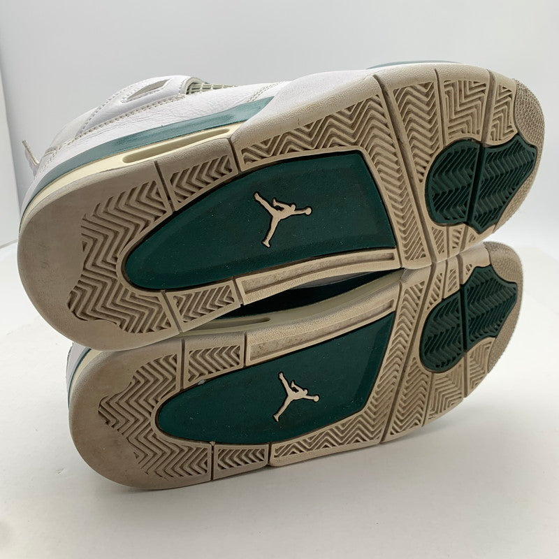 【中古品】【メンズ】 NIKE FQ8138-103 AIR JORDAN ４ RETRO ”OXIDIZED GREEN” ナイキ エアジョーダン4 レトロ "オキシダイズドグリーン" スニーカー 160-260628-gm-21-fuz サイズ：27cm カラー：ホワイト グリーン 万代Net店
