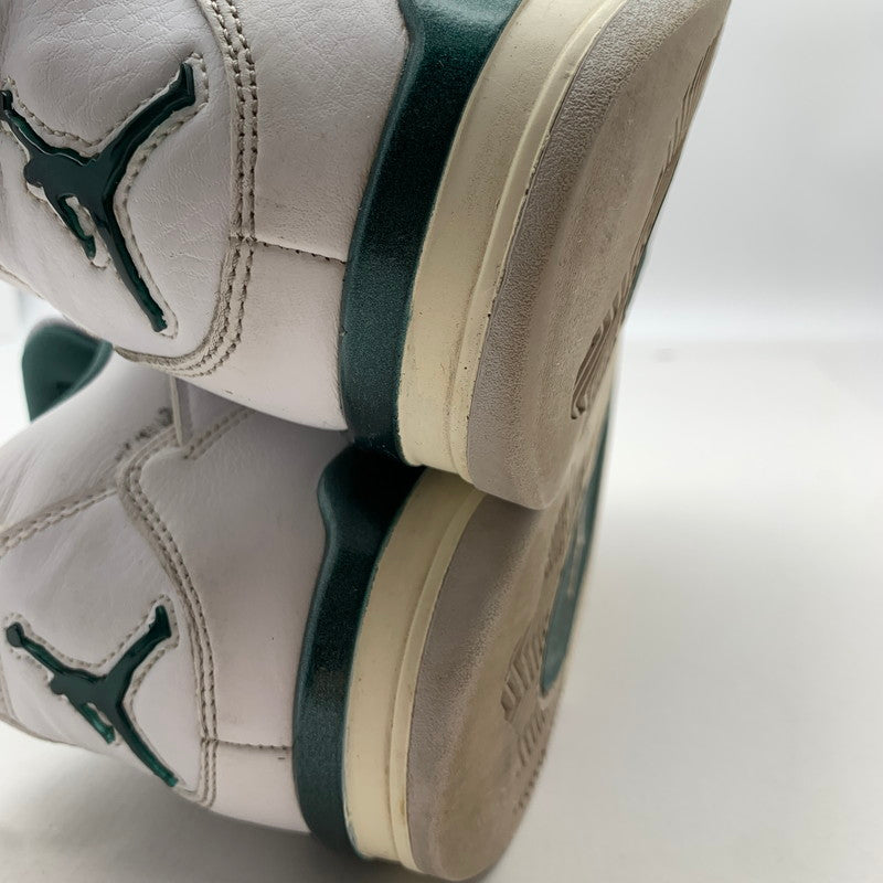 【中古品】【メンズ】 NIKE FQ8138-103 AIR JORDAN ４ RETRO ”OXIDIZED GREEN” ナイキ エアジョーダン4 レトロ "オキシダイズドグリーン" スニーカー 160-260628-gm-21-fuz サイズ：27cm カラー：ホワイト グリーン 万代Net店