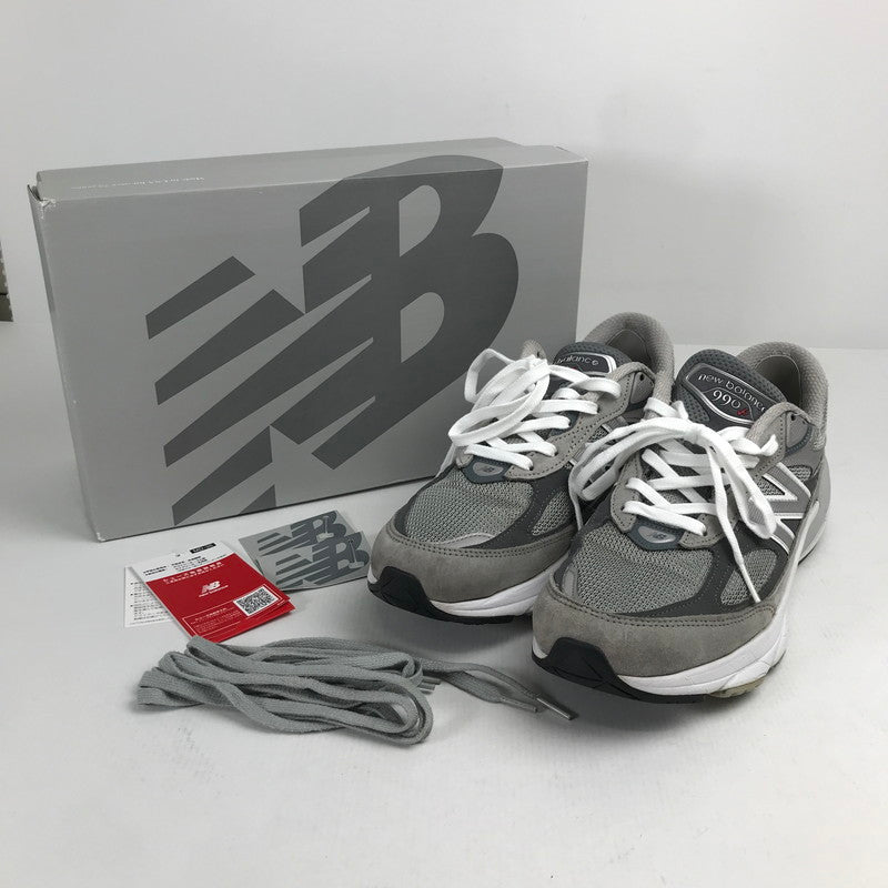 【中古品】【メンズ】 NEW BALANCE ニューバランス M990GL6 990V6 "GRAY" スニーカー 靴 シューズ 162-260628-mh-09-fuz サイズ：27cm カラー：グレー 万代Net店