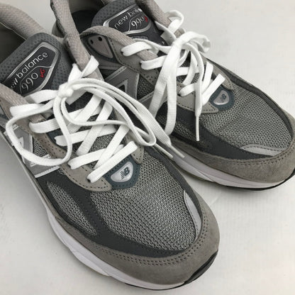 【中古品】【メンズ】 NEW BALANCE ニューバランス M990GL6 990V6 "GRAY" スニーカー 靴 シューズ 162-260628-mh-09-fuz サイズ：27cm カラー：グレー 万代Net店