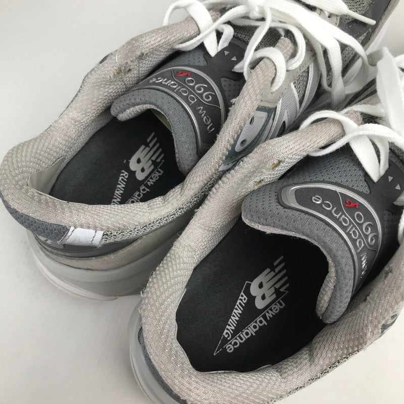 【中古品】【メンズ】 NEW BALANCE ニューバランス M990GL6 990V6 "GRAY" スニーカー 靴 シューズ 162-260628-mh-09-fuz サイズ：27cm カラー：グレー 万代Net店