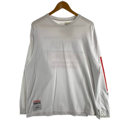 【中古品】【メンズ】 WTAPS 222170ND-CSM02 POWER LS T-SHIRT ダブルタップス 長袖Tシャツ カットソー ブランド 古着 142-260627-gm-07-fuz サイズ：02 カラー：ホワイト 万代Net店