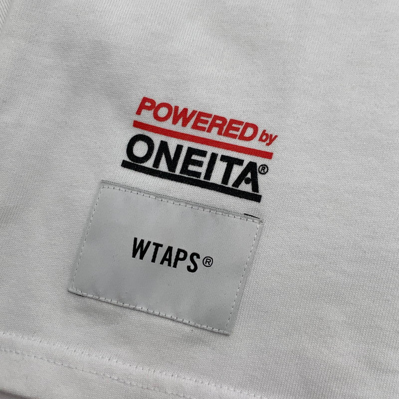 【中古品】【メンズ】 WTAPS 222170ND-CSM02 POWER LS T-SHIRT ダブルタップス 長袖Tシャツ カットソー ブランド 古着 142-260627-gm-07-fuz サイズ：02 カラー：ホワイト 万代Net店