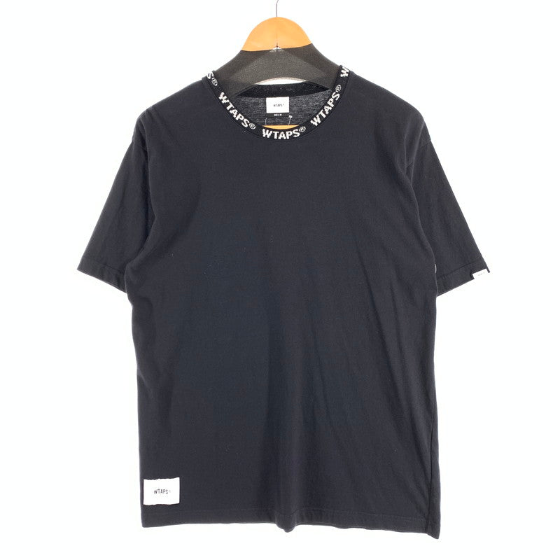 【中古品】【メンズ】 WTAPS 201ATDT-CSM08 DESIGN SS T-SHIRT ダブルタップス 半袖Tシャツ カットソー ブランド 古着 142-260627-gm-09-fuz サイズ：01 カラー：ブラック 万代Net店