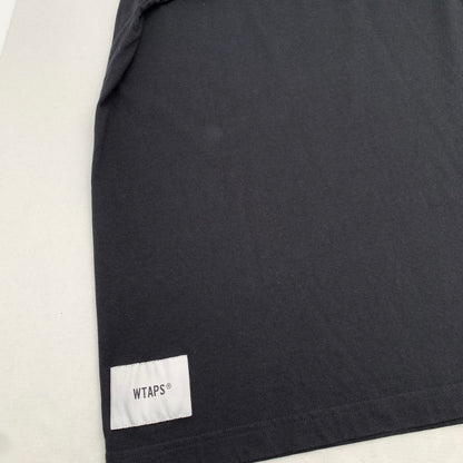 【中古品】【メンズ】 WTAPS 201ATDT-CSM08 DESIGN SS T-SHIRT ダブルタップス 半袖Tシャツ カットソー ブランド 古着 142-260627-gm-09-fuz サイズ：01 カラー：ブラック 万代Net店