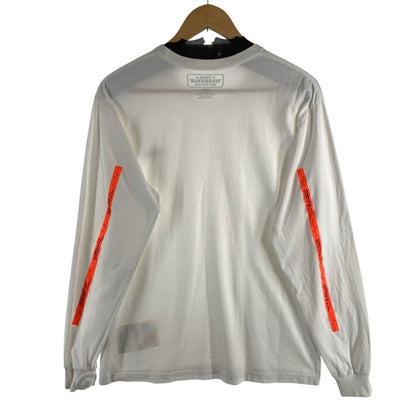 【中古品】【メンズ】 NEIGHBORHOOD LS T-SHIRT WHITE.ORANGE ネイバーフッド 長袖Tシャツ カットソー ブランド 古着 142-260627-gm-08-fuz サイズ：M カラー：ホワイト オレンジ 万代Net店