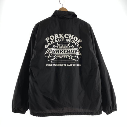 【中古品】【メンズ】 PORKCHOP GARAGE SUPPLY ポークチョップガレージサプライ COACH JACKET コーチジャケット 142-260803-ny-10-fuzh サイズ：M カラー：ブラック 万代Net店